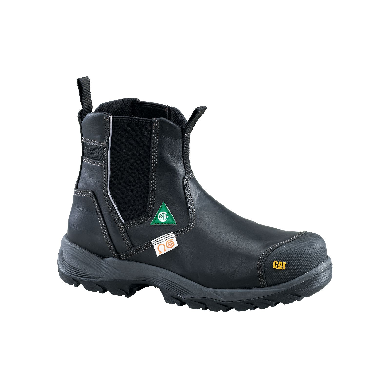 Caterpillar Boots South Africa - Cat Men's Propane Csa Work Boots Black WH4159062